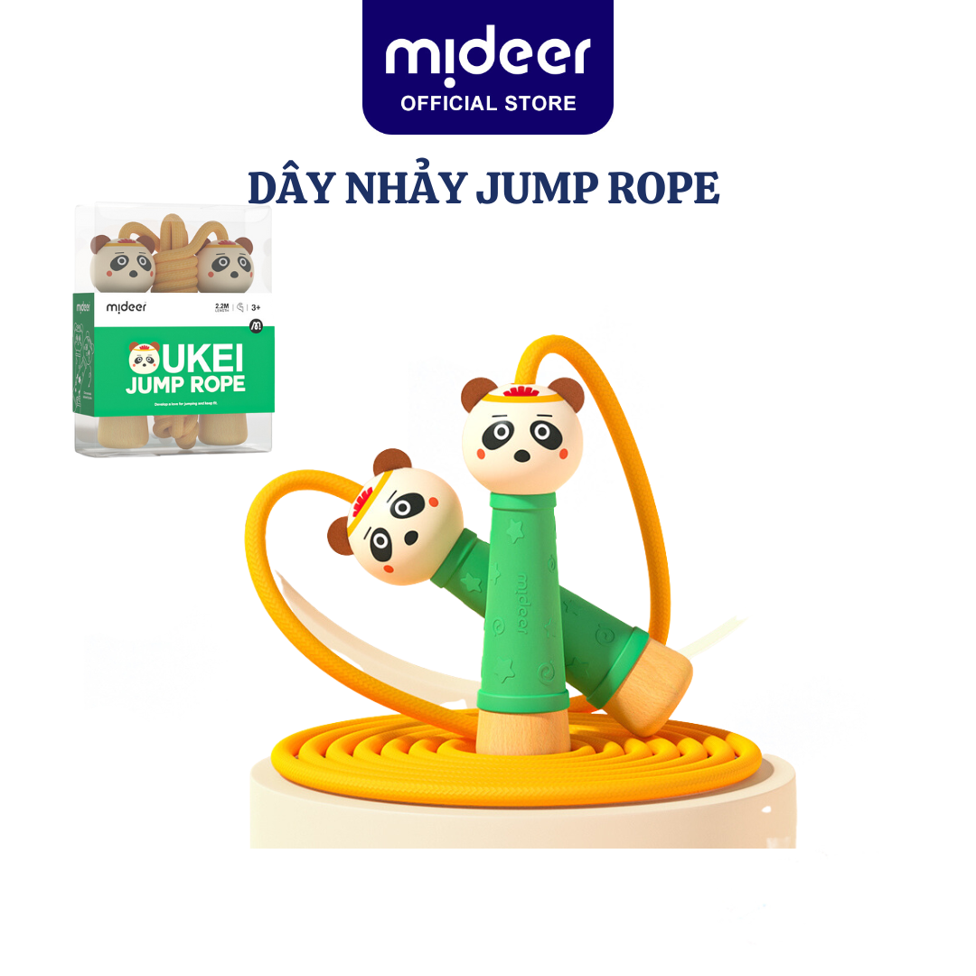 Dây nhảy cho bé thể dục Mideer Jump Rope đồ chơi vận động 6 7 8 9 10 tuổi