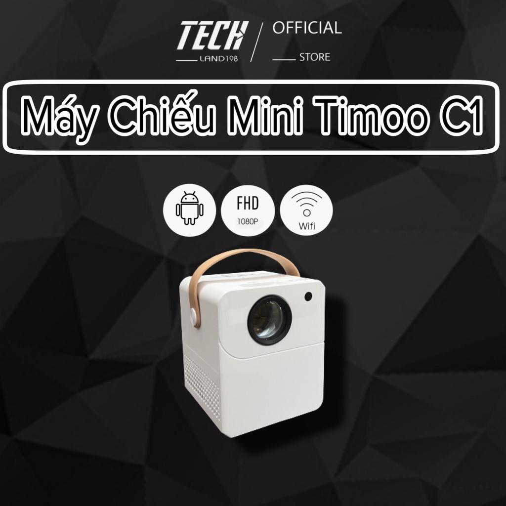 Máy Chiếu Phim TIMOO-C1 Full HD Android 9.0 Độ Sáng Lên Tới 3000Lumens - Máy Chiếu Dành Cho Sinh Viên Học Sinh