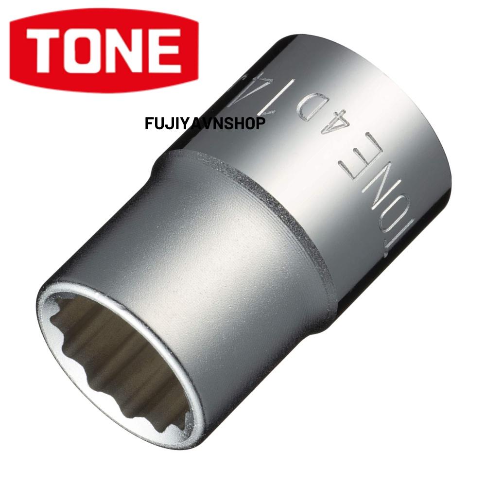 Đầu tuýp 12 cạnh ngắn Tone HP4D-14 ra đầu lục giác 14mm