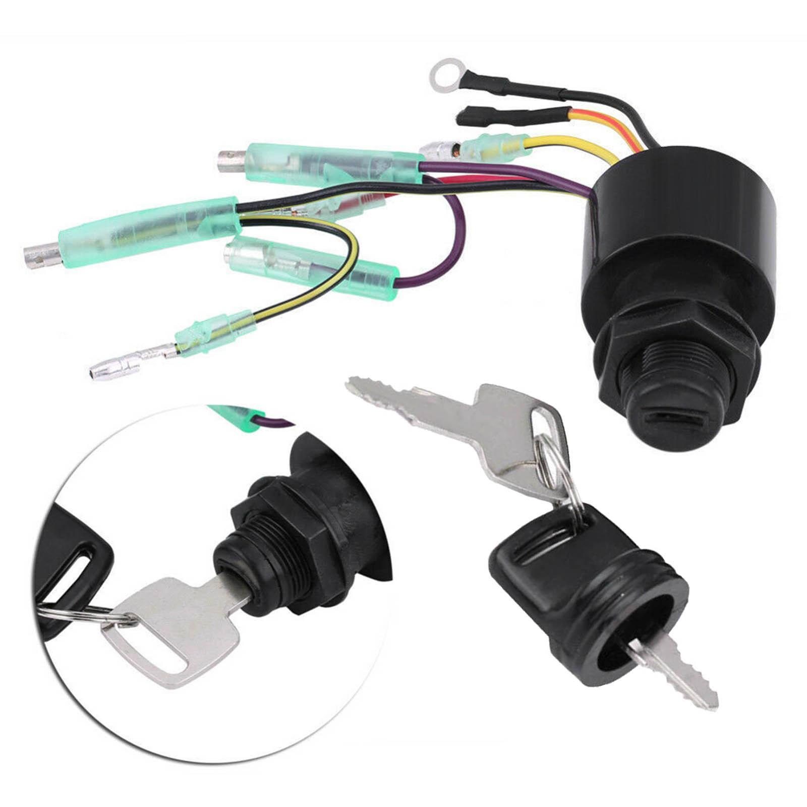 Ignition Key Switch 3 Position for  Outboard Motor Control Box