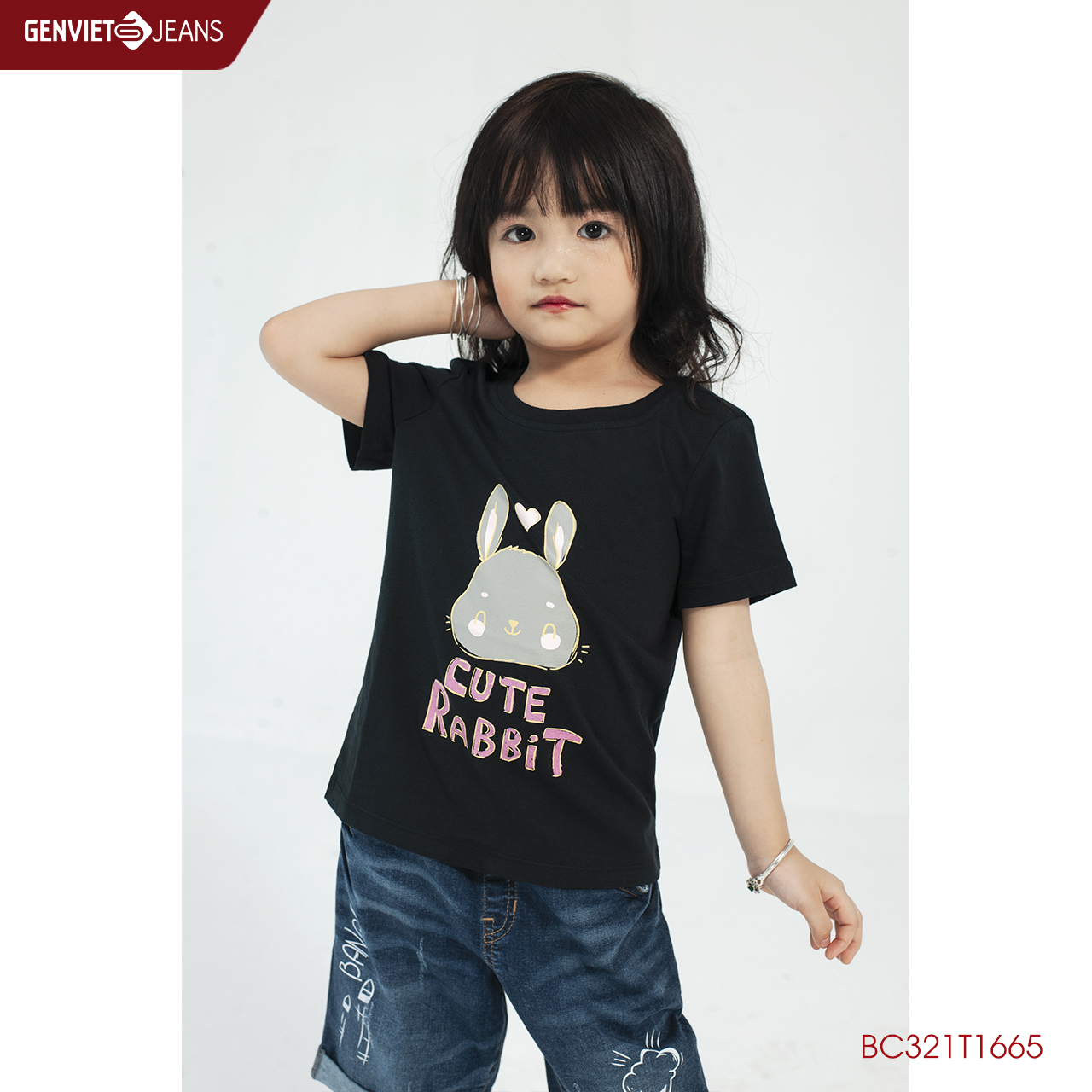 Áo Thun Kid Cute Rabbit BC321T1665 GENKIDS