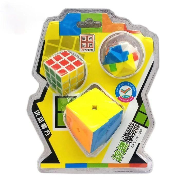 Rubik 2x2 Vỉ 3 Món, Rèn Luyện Trí Não