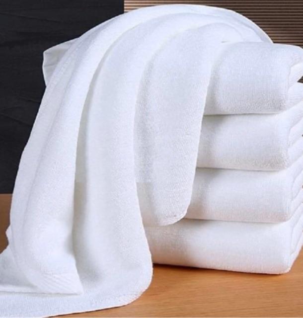 Khăn tắm trắng Khách sạn, resort, KT 50x100cm