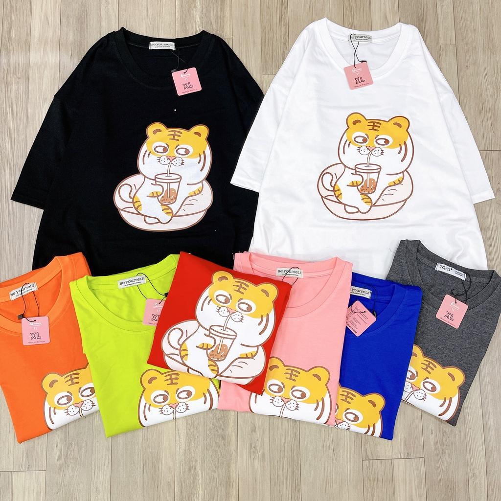 Áo Thun Tay Ngắn Unisex Đủ Size M L XL - CỌP UỐNG TRÀ SỮA
