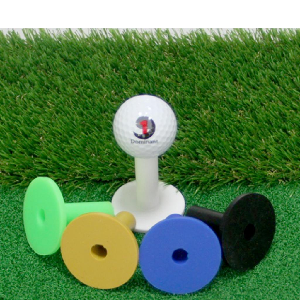 12pcs Rubber Golf Driving Range Tees Reusable Golf Ball Trainer Practice