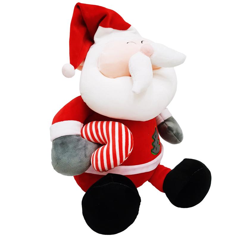 Thú Nhồi Bông Ông Già Noel Mặc Áo Thêu 70 cm - ZooZoo 70310