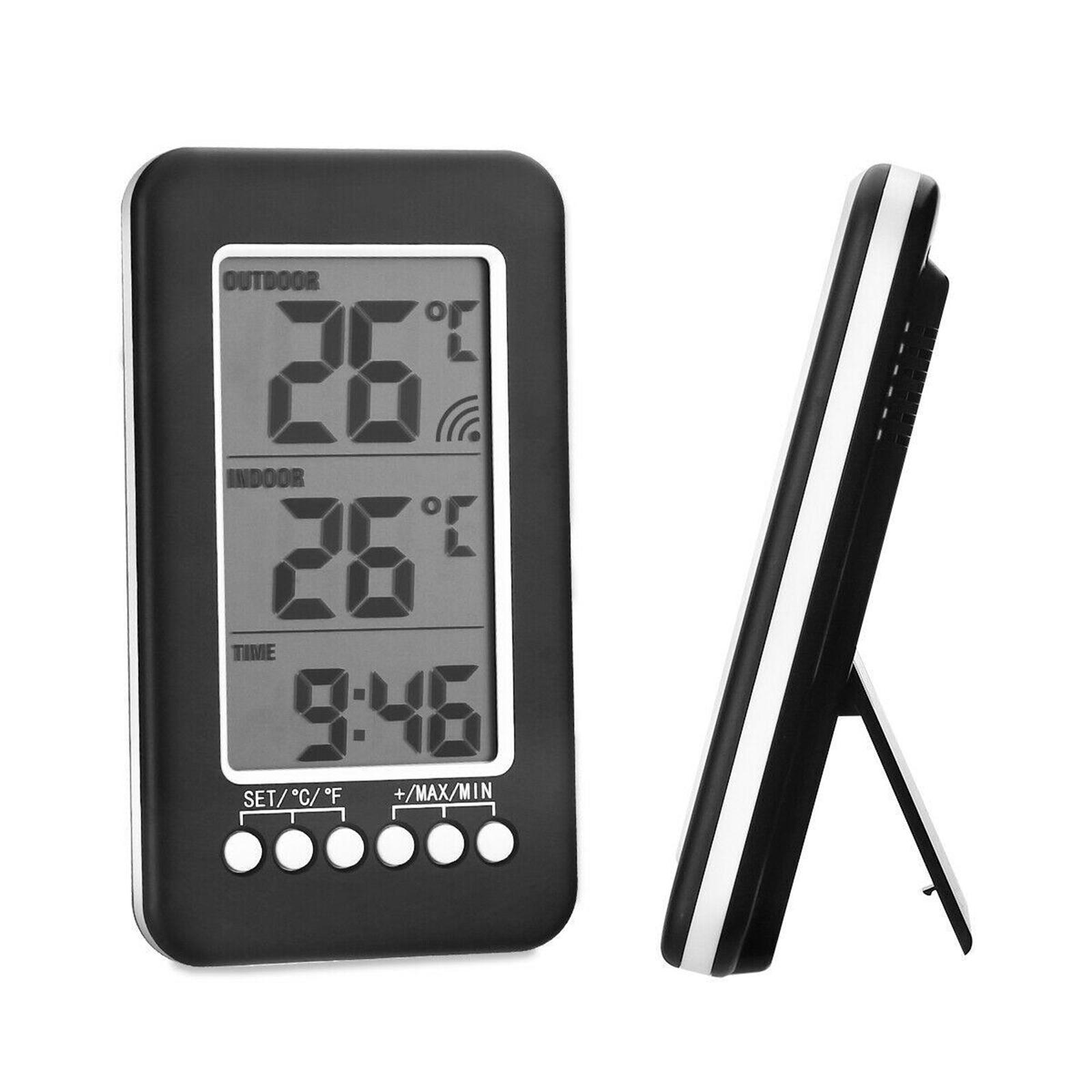 Digital Indoor Outdoor Thermometer Wireless Thermometer Temperature Gauge LCD ℃/℉