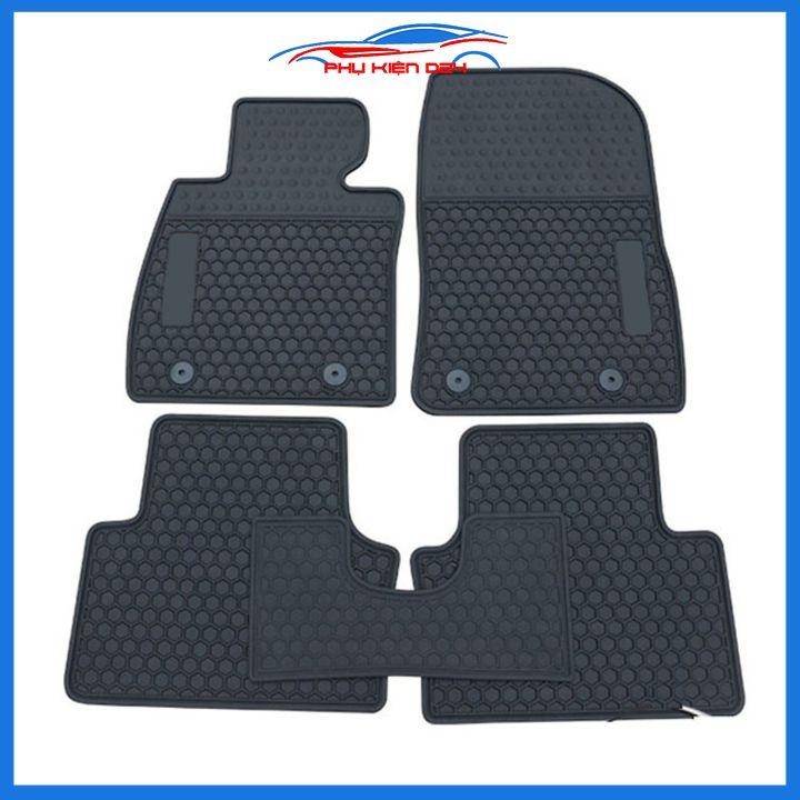 Lót sàn ô tô cao su Mazda 2 2015-2016-2017-2018-2019-2020-2021-2022 không mùi chống trơn trượt