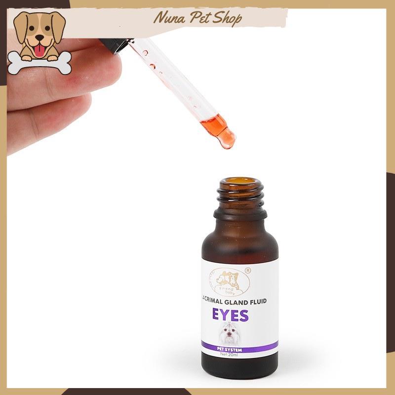 Siro uống chống chảy nước mắt, giảm ố mắt cho chó mèo Lacrimal Gland Fluid Eyes 20ml