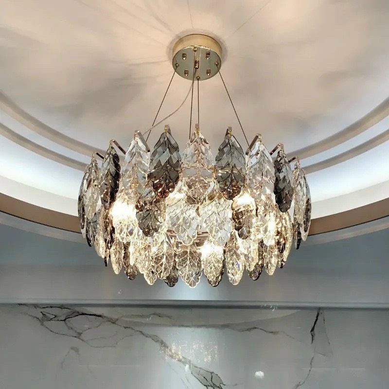 Đèn chùm GOSRE pha lê hiện đại trang trí nhà cửa cao cấp