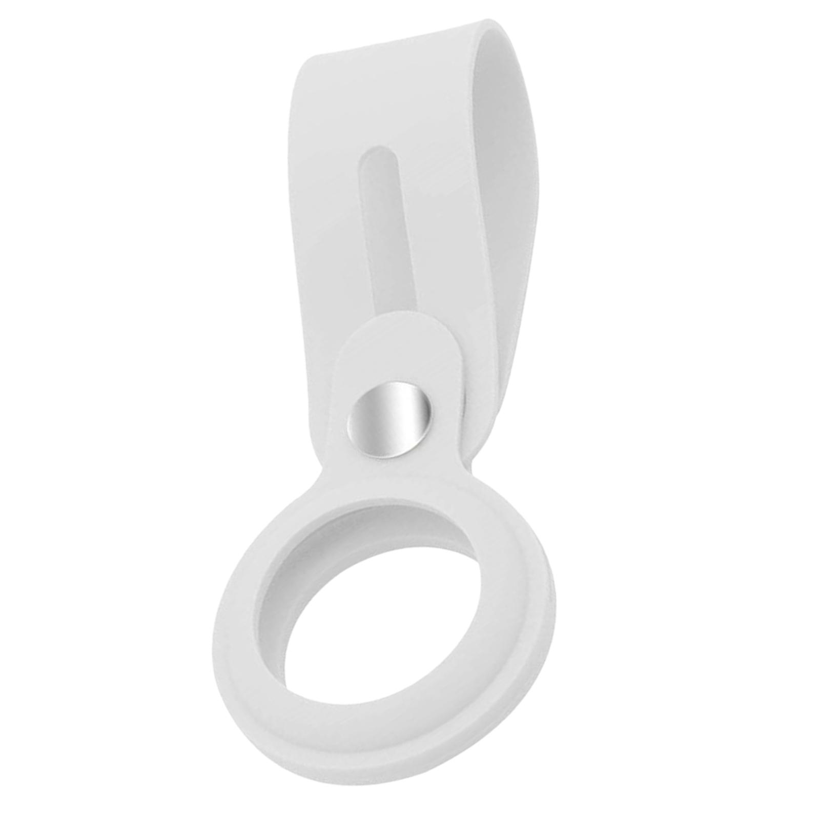 Soft Silicone Case Compatible with AirTags, Silicone Protective Cover for AirTag Keychain Holder Tracker Finder