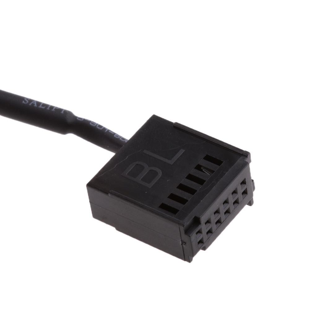 Car 3.5mm Male AUX Audio Radio Interface Adapter Cable for Focus