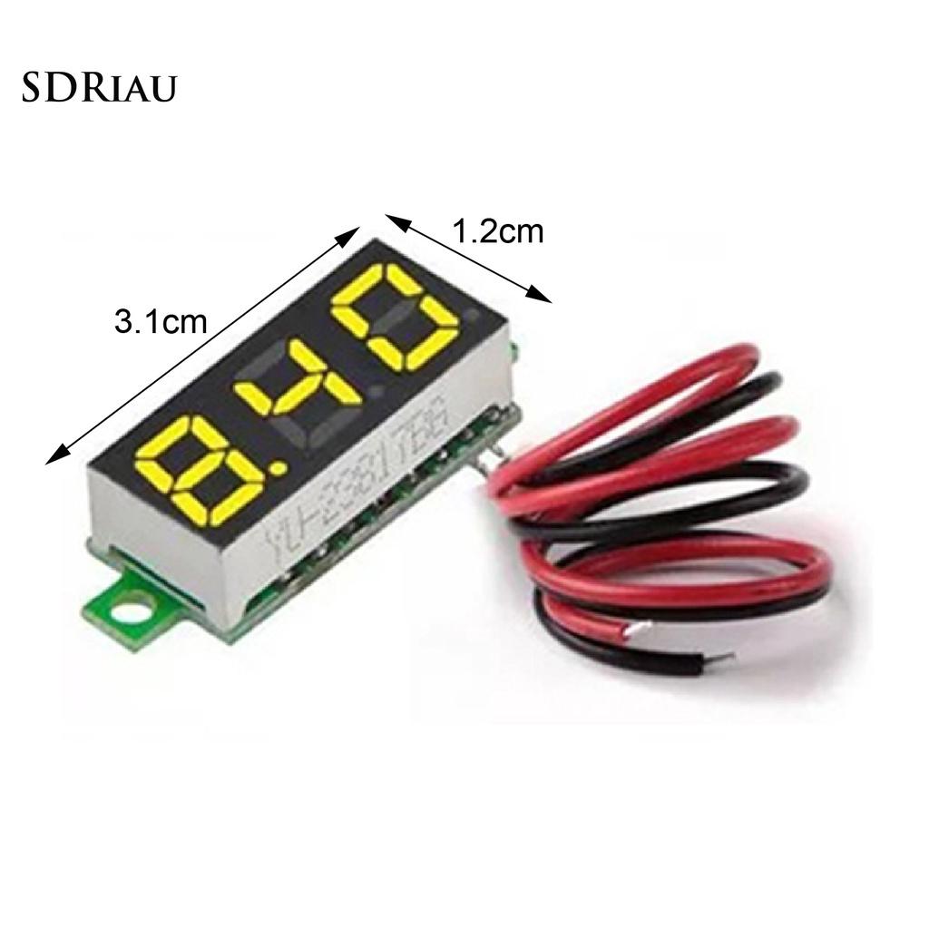 Thiết bị kiểm tra điện áp mini hai chiều 2.5-40V cho xe hơi