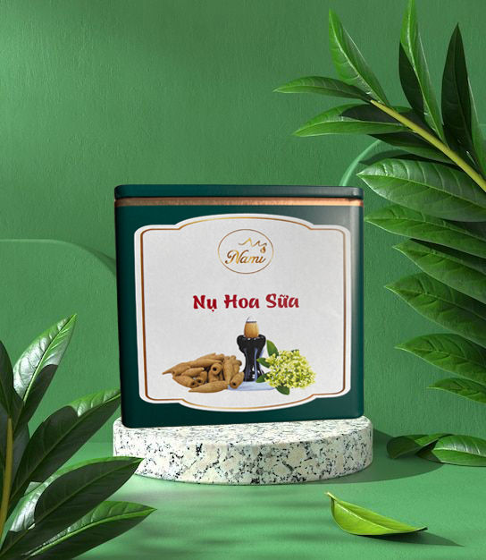 Nhang Nụ Hương Hoa Sữa - 100% sạch thiên nhiên - TẶNG KÈM ĐẾ THÁC KHÓI BẰNG SỨ