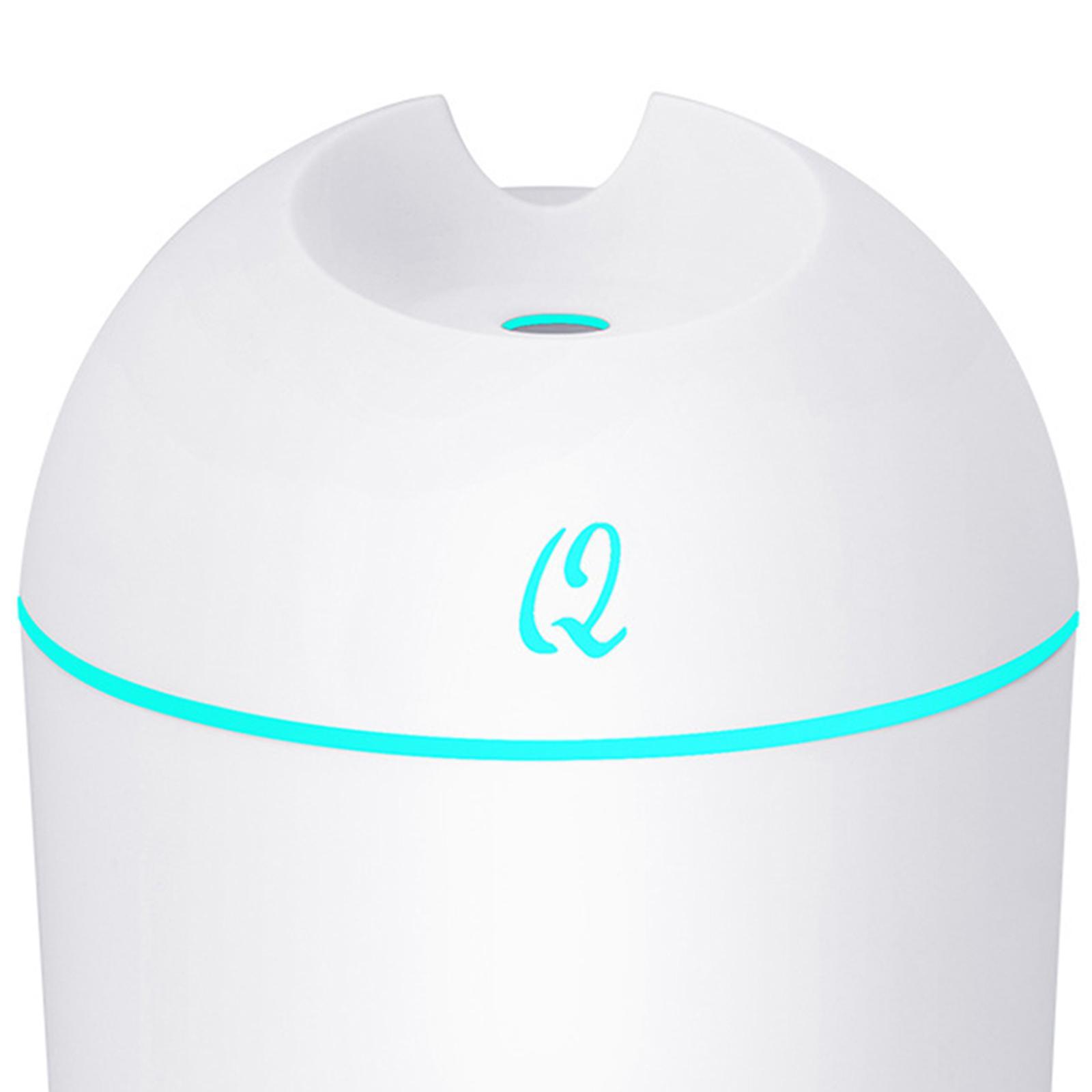 220ml Portable Mist Humidifier with USB Cable Auto Shut Off for Room Desk Office