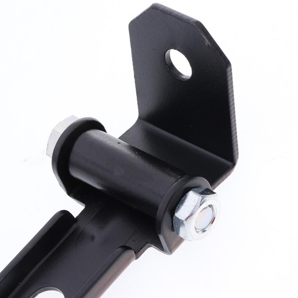 Black Motorcycle Leather Bracket Seat With Spring Bracket for