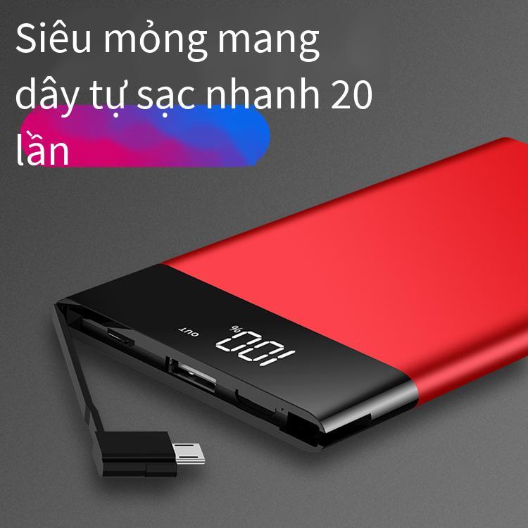 Phong cách mới nhất mỏng và nhẹ với bộ nguồn di động riêng Dòng điện thoại di động 10000 mAh sạc nhanh tùy chỉnh ngân hàng điện dung lượng lớn