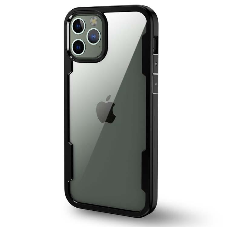 Ốp lưng dành cho iPhone 12 pro max trong suốt chống sốc 360 độ viền mầu