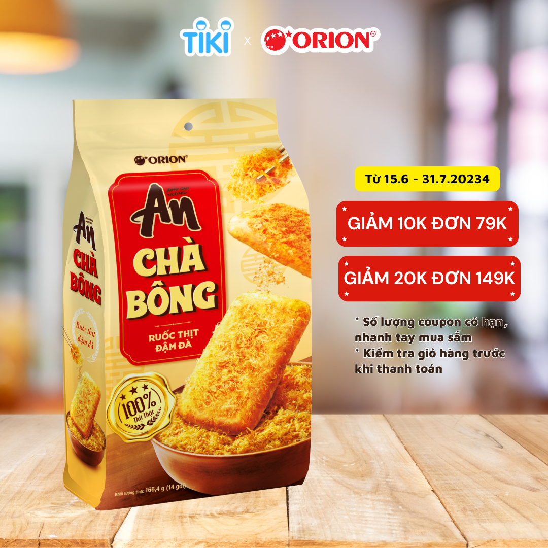 Bánh gạo nướng An Chà Bông Ruốc Thịt Đậm Đà 145.6g