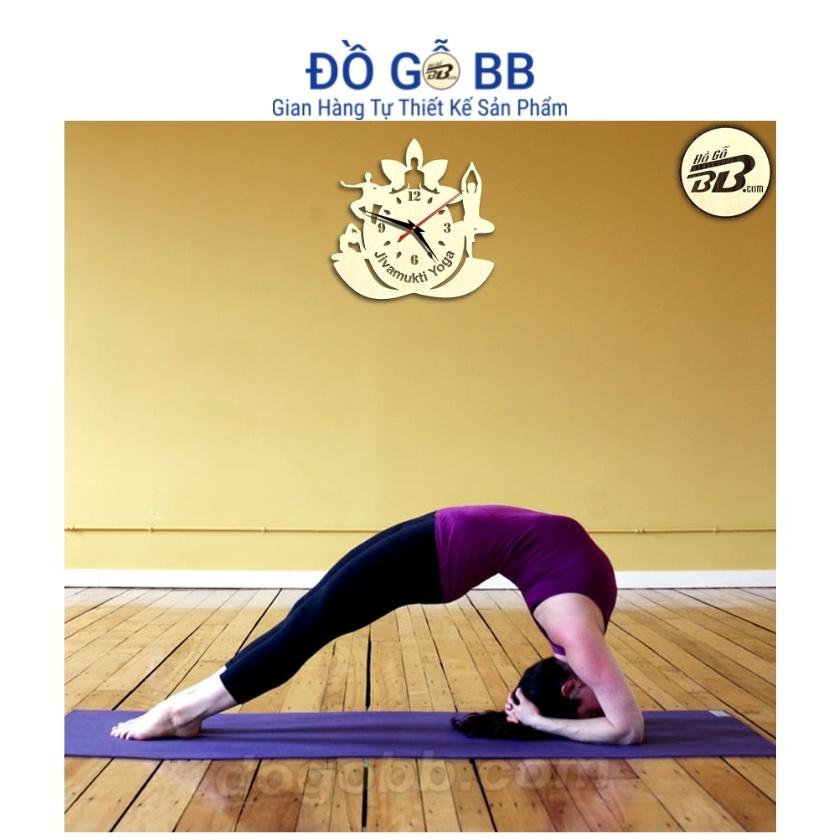 ĐK 30cm Kim Trôi, Đồng Hồ Treo Tường Jivamukti Yoga Giá Rẻ Bền Đẹp