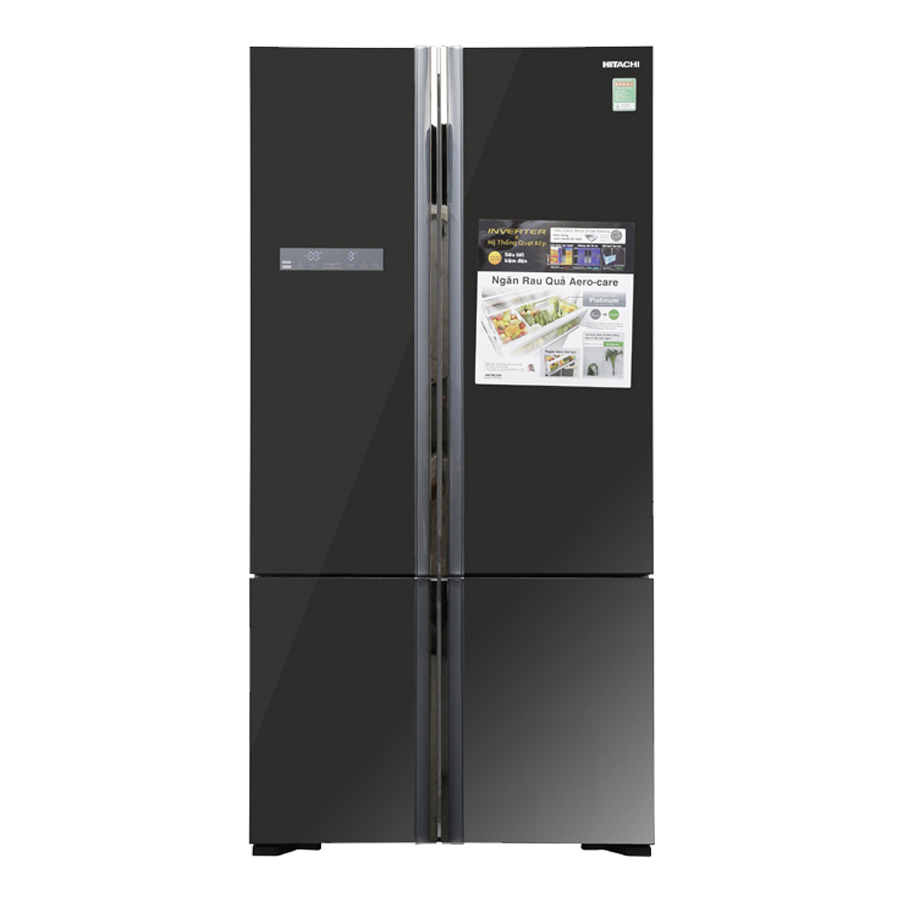 Tủ Lạnh HITACHI Inverter 640 Lít R-WB800PGV5(GBK) - Hàng chính hãng