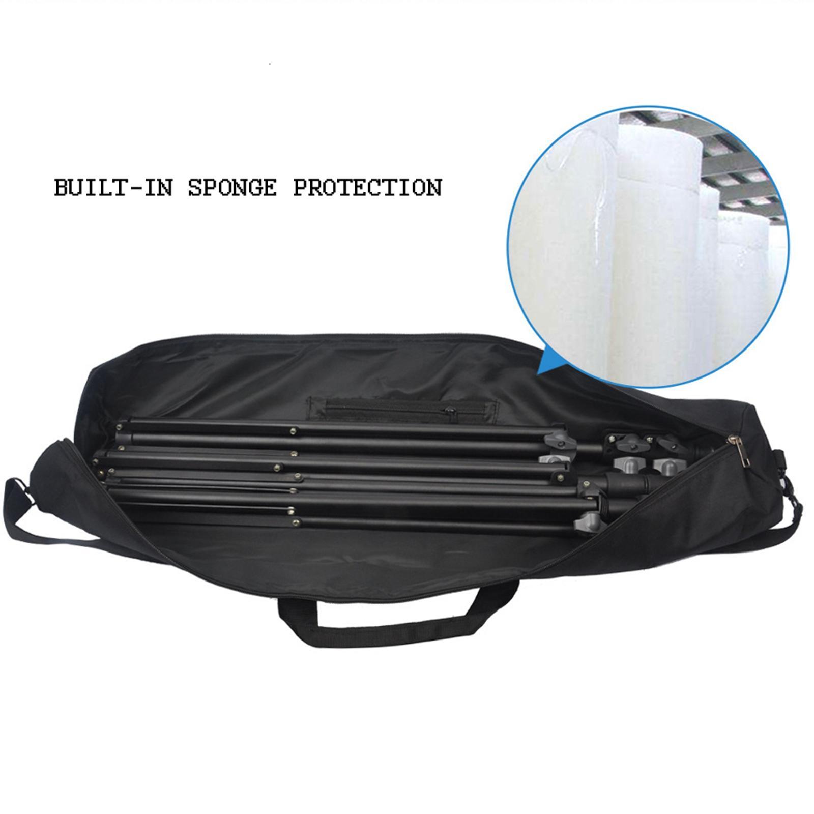 Portable Fishing Rod Reel Bag with Strap Fishing Tackle Bag Traveling Fishing Gears Case