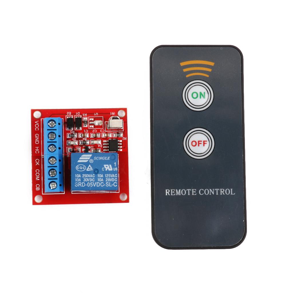 5V Manual Control LED Relay Driver Learning Module with Infrared Remote
