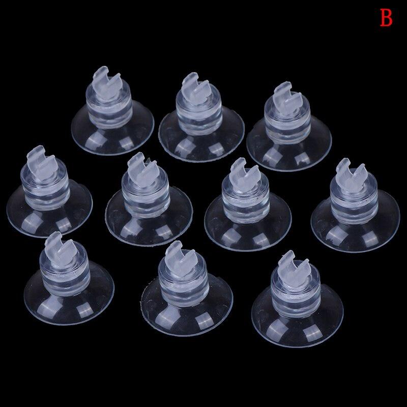 10pcs Aquarium Sucker Suction Cup For 4mm Air Line Pipe Tube Wire Holder Used Sucker For Glass Surface Fish Supples