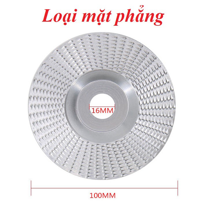 Đĩa Chà Gỗ 100mm - Được Sử Dụng Để Chà Phá Tay Vịn Cầu Thang, Tượng Gỗ, Phá bộ bàn ghế gốc