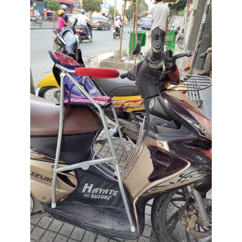 Ghế ngồi xe Hayate cho bé , GHẾ GA XẾP SẮT SƠN TĨNH ĐIỆN