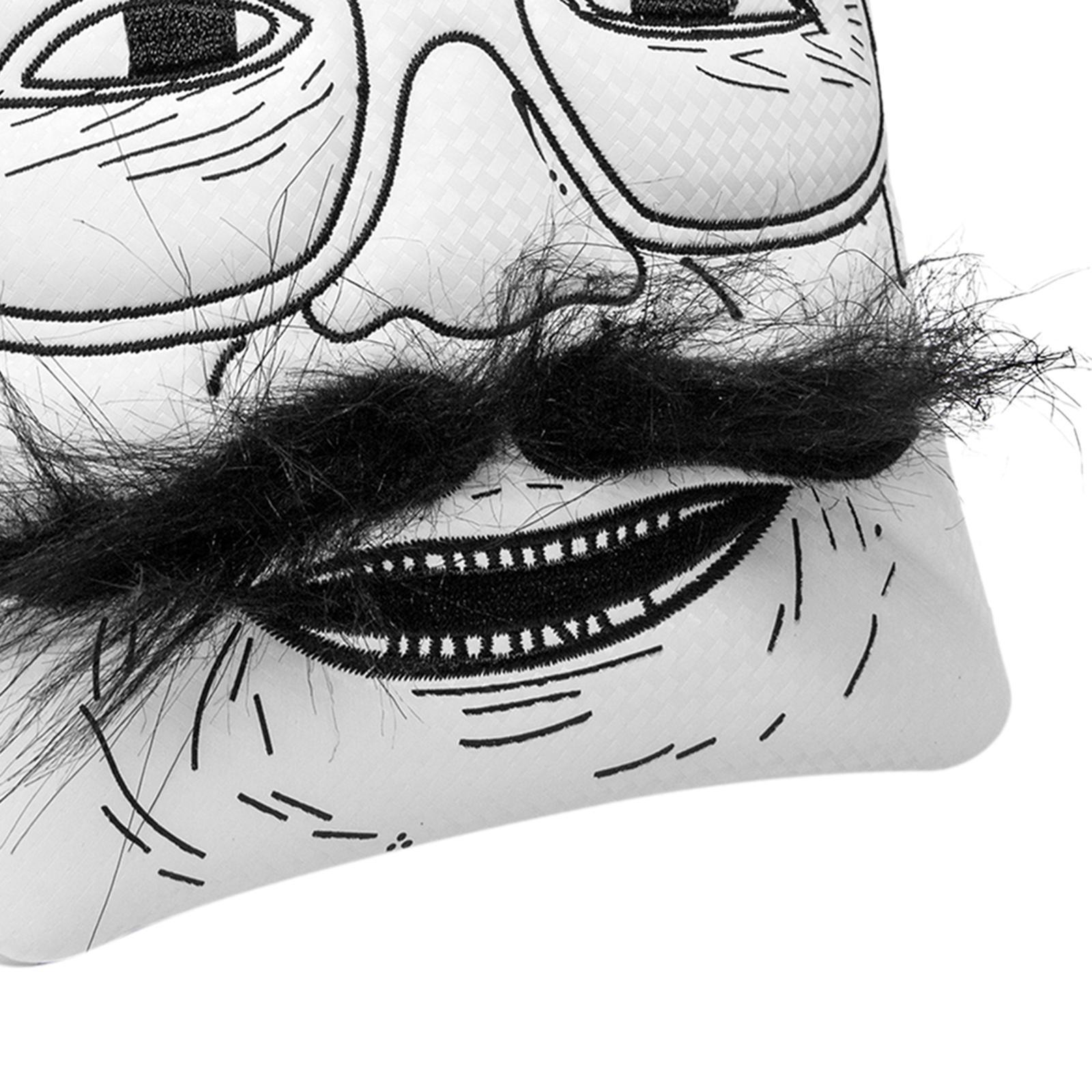 Golf Club Head Cover Embroidered Waterproof Golf Club Protector PU Leather