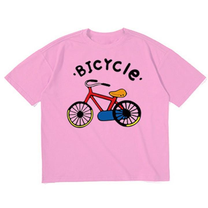 Áo thun bé trai form rộng in hình BYCICLE - ATBT10
