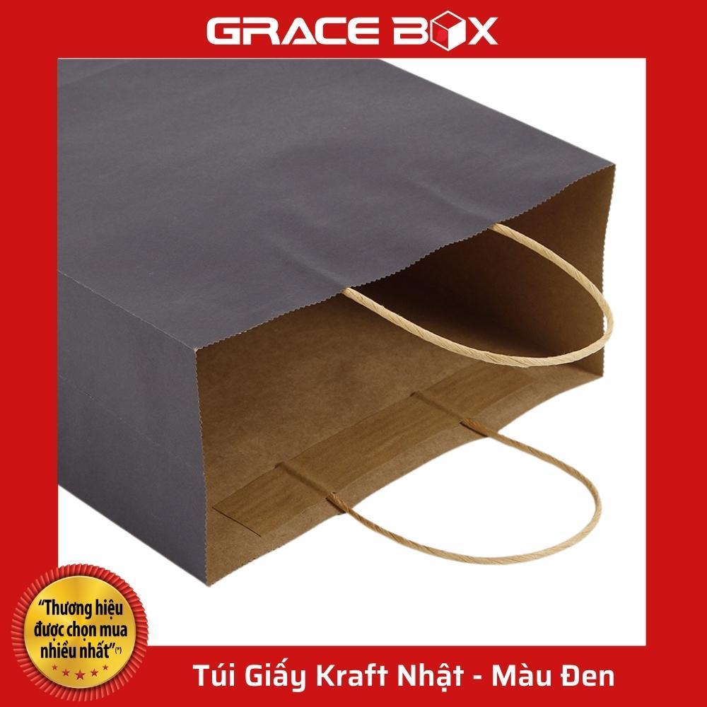 Túi Giấy Kraft Nhật Bản Cao Cấp - Màu Đen