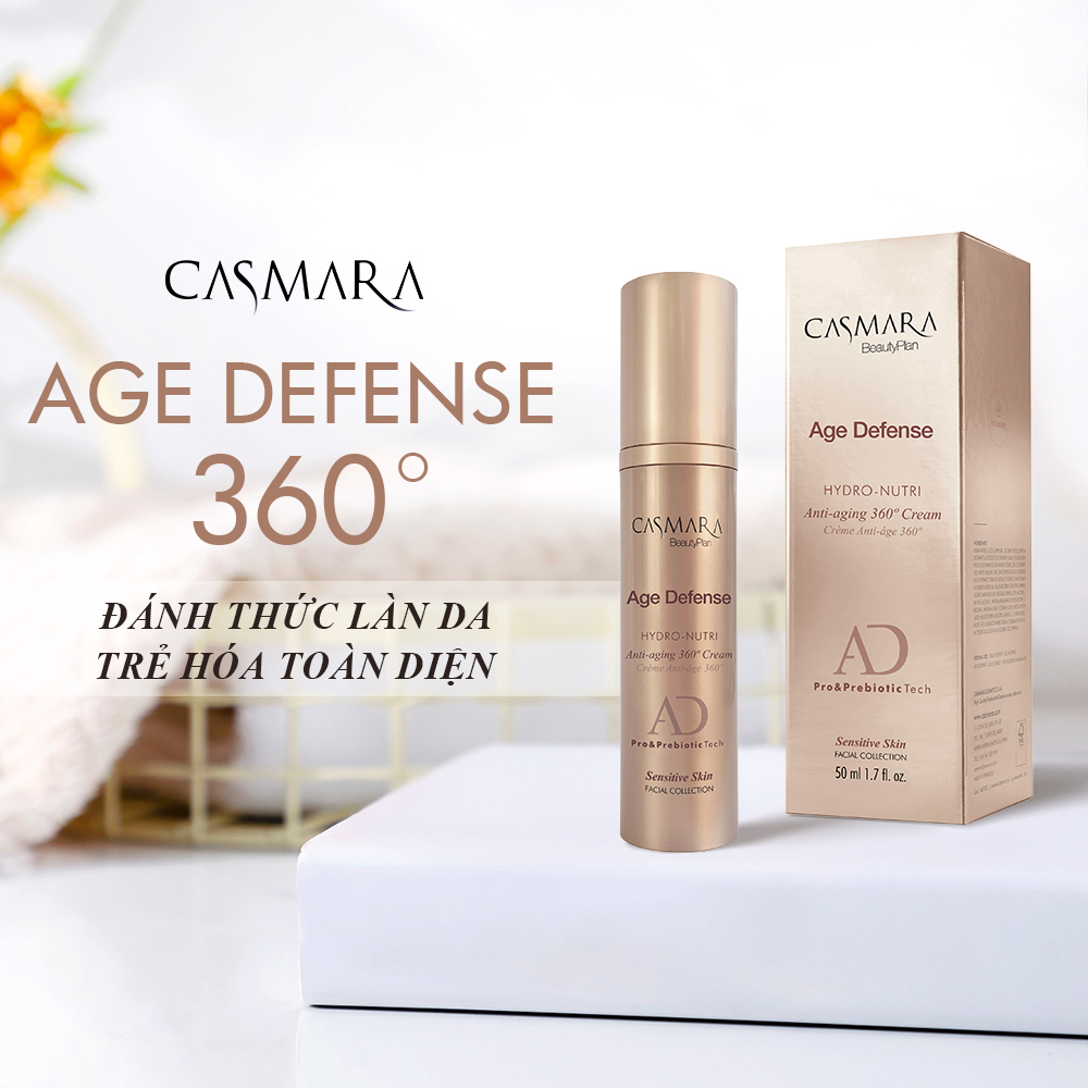 Kem phục hồi và bảo vệ da Age Defense Cream HYDRO-NUTRI. ANTI-AGING 360° CREAM CASMARA 50ml