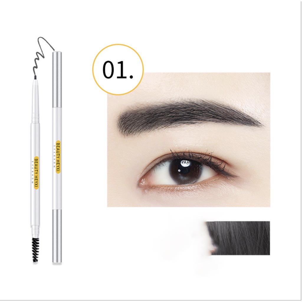 Chì kẻ mày 2 đầu nét mảnh HEYXI Verythin Eyebrow Pencil HCKM1