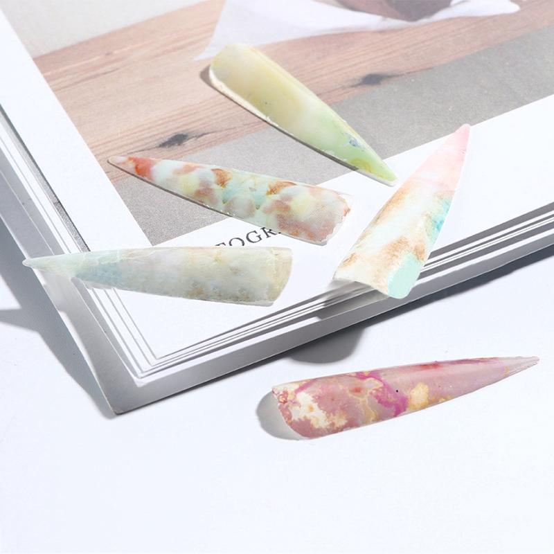 Set 10 tấm giấy foil dán móng tay nghệ thuật sành điệu