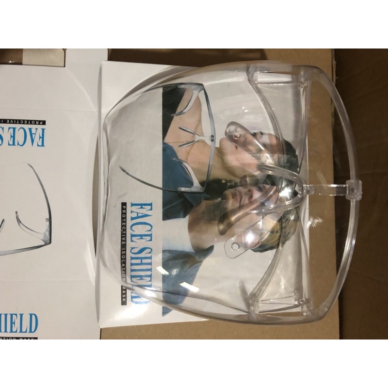 Kính chắn chống giọt bắn - Tấm chắn giọt bắn chuyên dụng có gọng FACE SHIELD