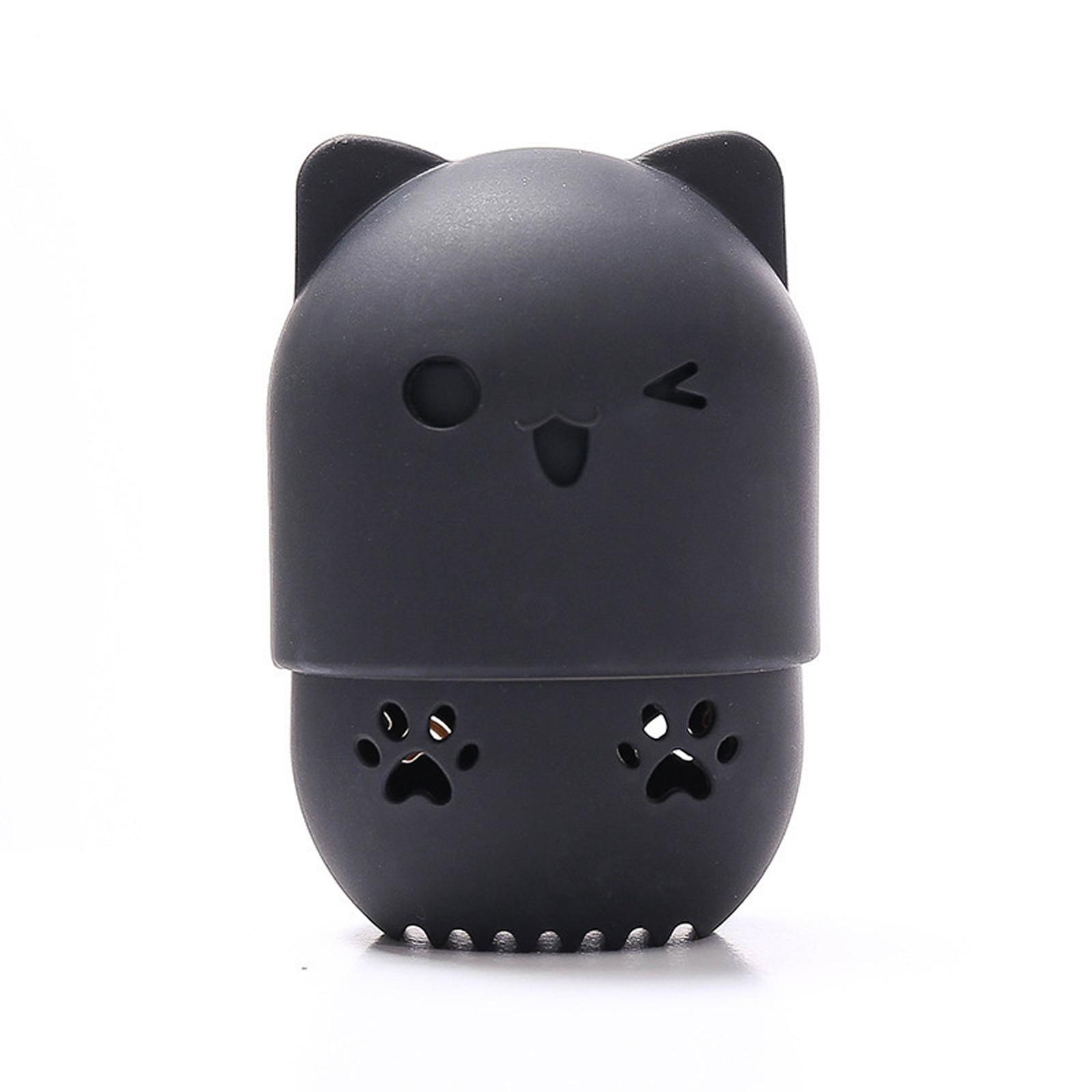 Makeup Sponge Holder Dustproof Silicone Cosmetic Blender Storage Case