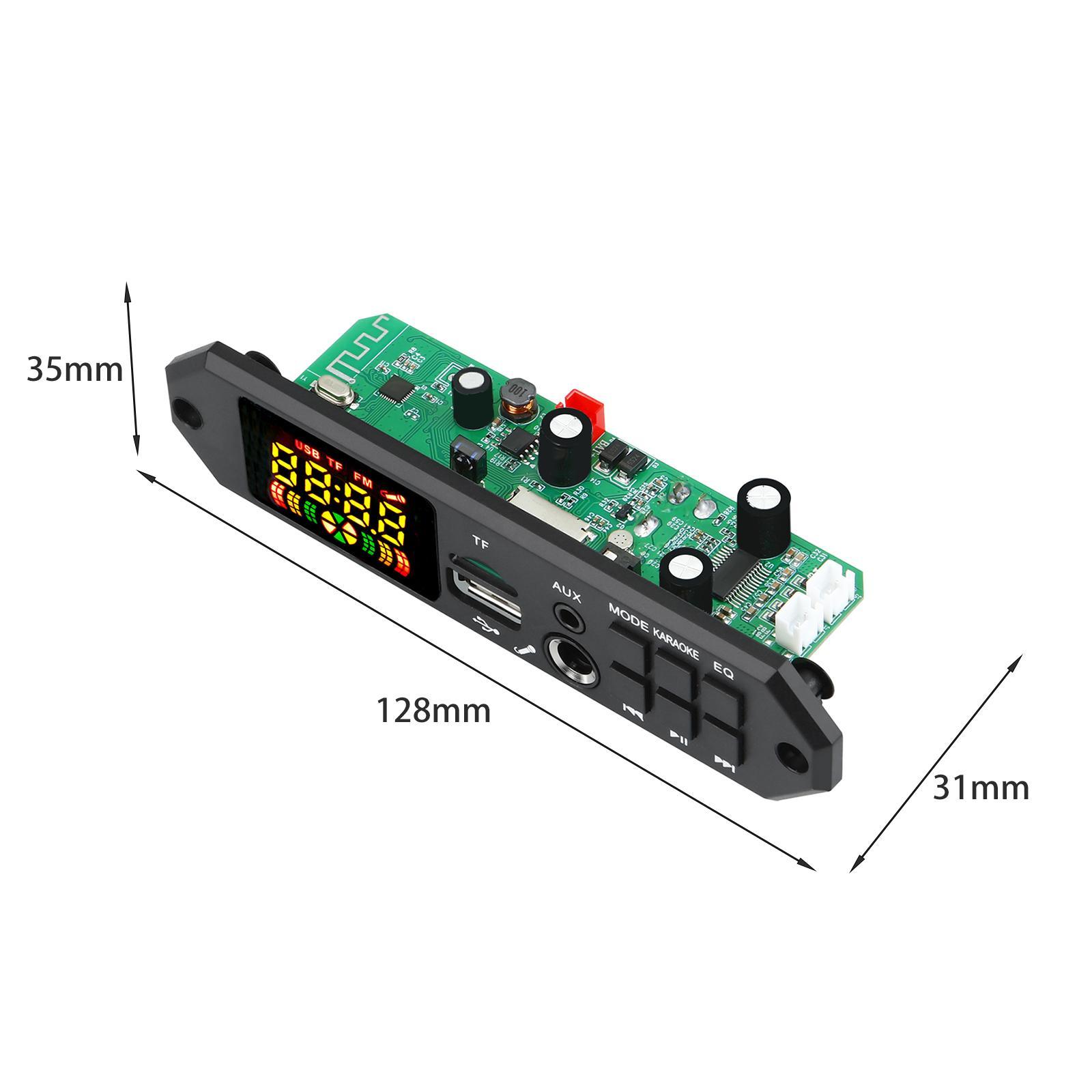 Board  Call Recording for Car Amplifier Remote Control USB TF