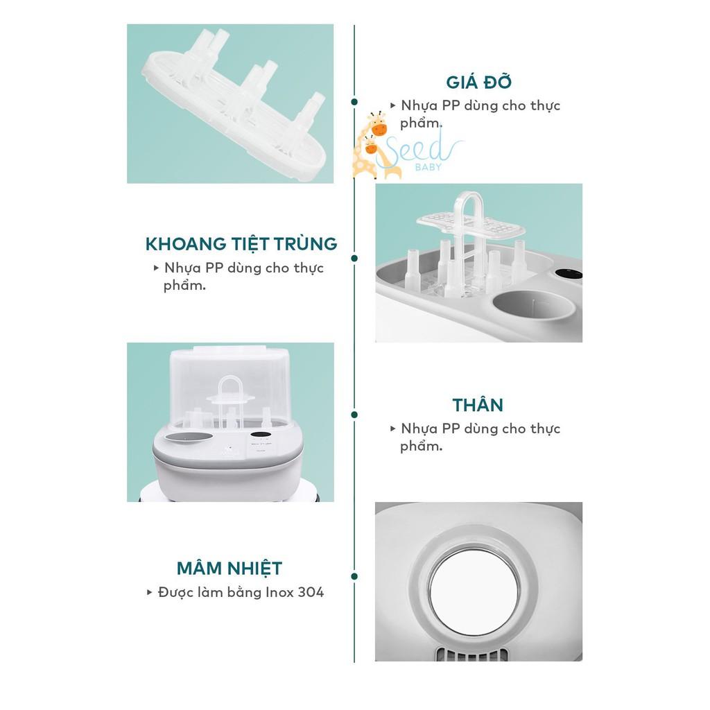Máy tiệt trùng , sấy khô và hâm sữa Moaz bebe MB005 Chính hãng
