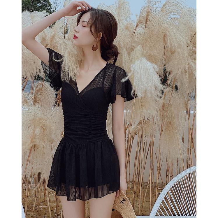 Váy Bơi Nữ Kín Đáo Đẹp - Đồ Bơi Nữ Đi Biển Giấu Bụng Tôn Dáng