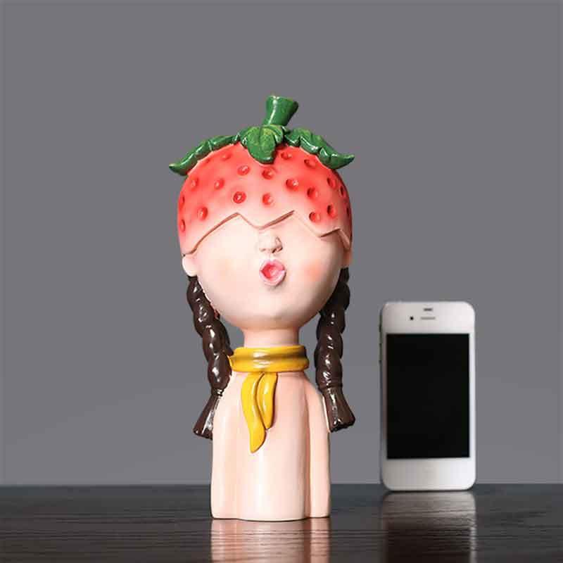 Tượng Búp Bê Trái Cây - tượng trang trí, trang trí để bàn, quà tặng decor