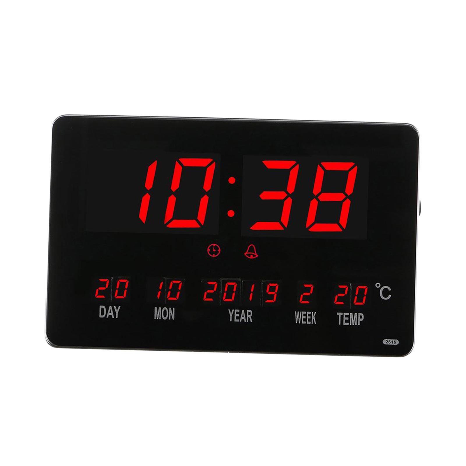 17'' LED Screen Clock 24H Time  US