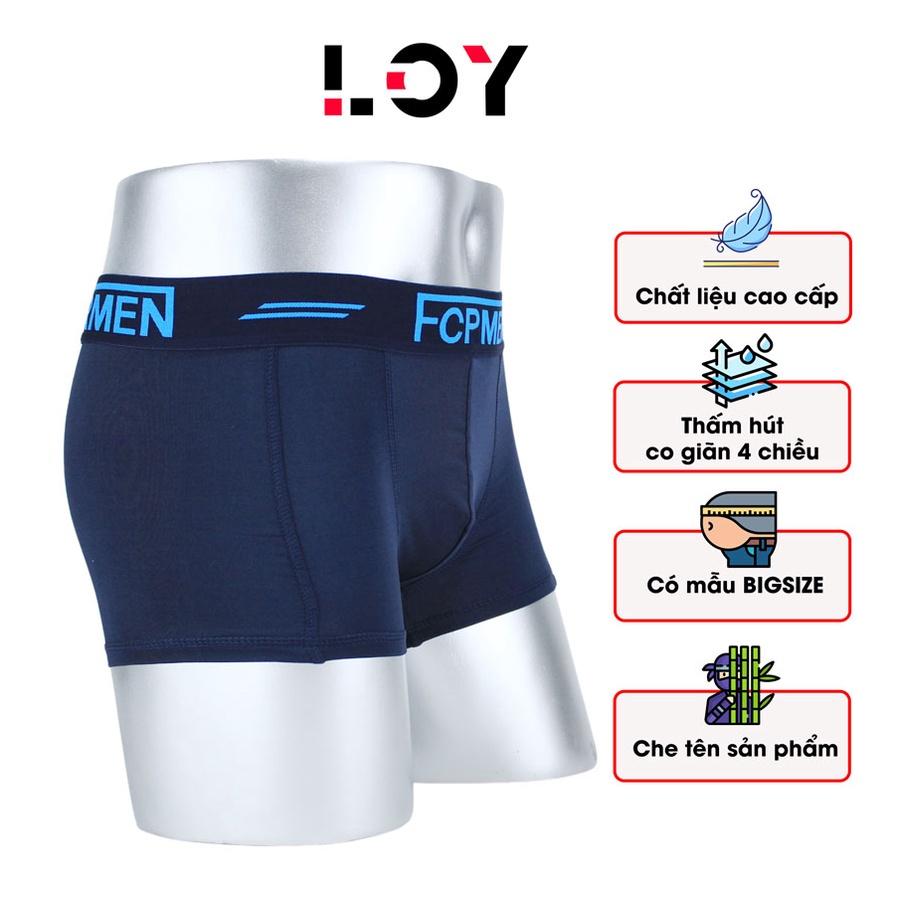 Quần boxer nam thun lạnh cao cấp, set 5 quần sịp đùi, quần xì đùi nam co giãn và thấm hút mồ hôi tốt giá rẻ
