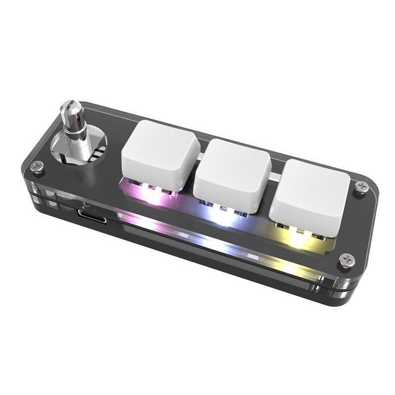 Bàn Phím Cơ Chơi Game Macro Mini 3 Phím Với Dây Cáp Dữ Liệu USB Cho Windows OSU HID Standard