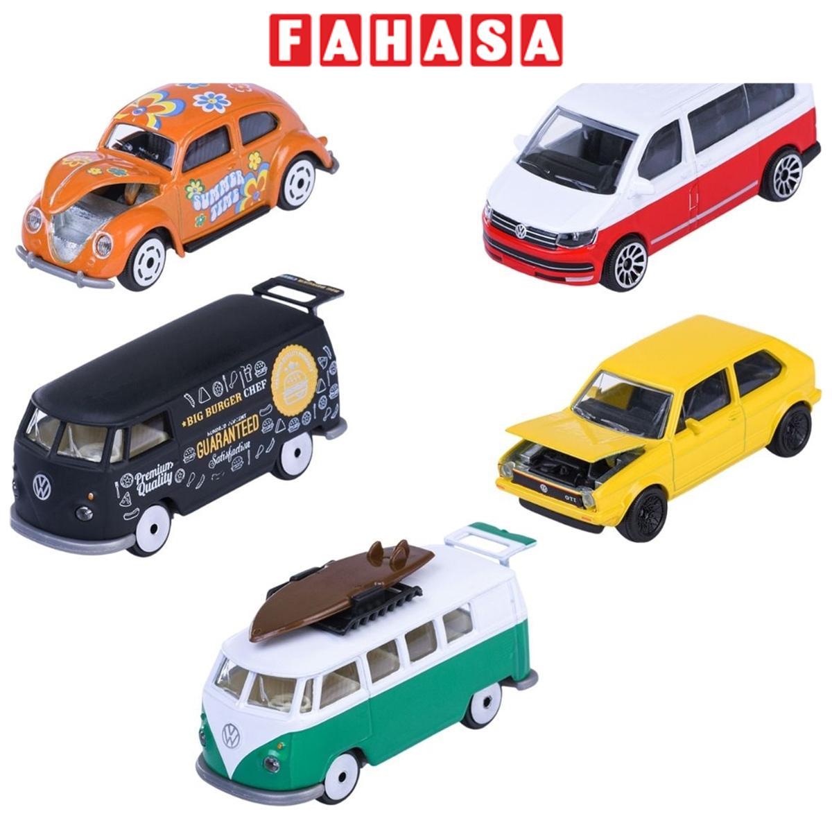 Bộ 5 Đồ Chơi Mô Hình Xe 5 Pieces Giftpack - Majorette 8502005000 - Volkswagen
