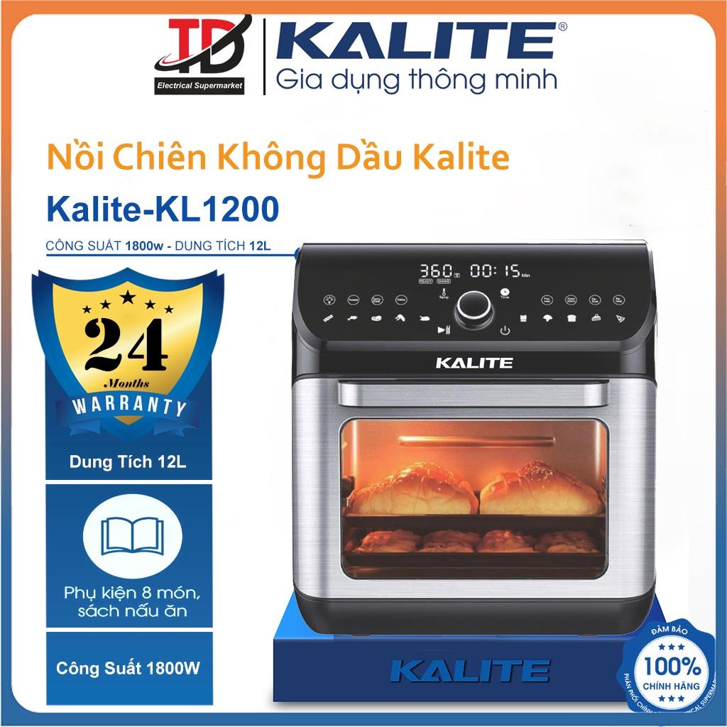 Nồi Chiên Không Dầu Kalite KL1200, Dung Tích 12Lit - 1800W, Hàng chính hãng