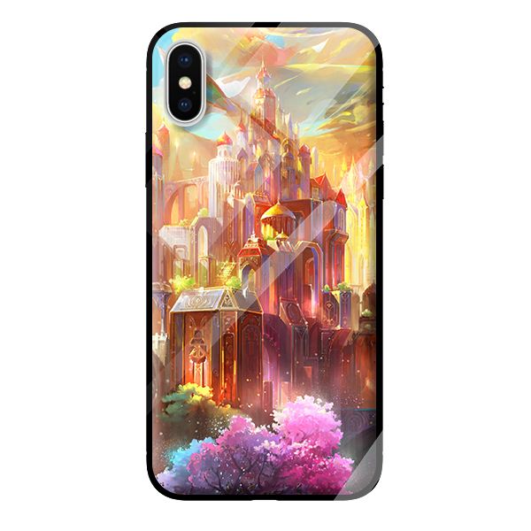 Ốp kính cường lực cho iPhone XS mẫu CẢNH 300 - Hàng chính hãng