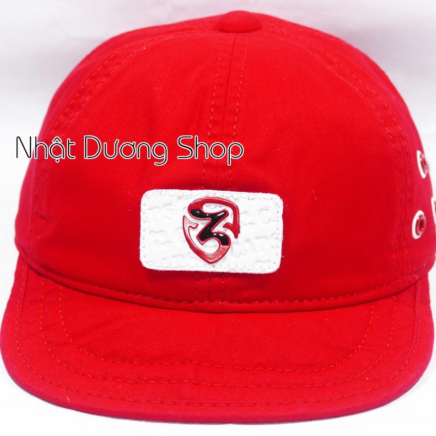 Nón kết mỏ mềm trẻ em từ 1-3 tuổi logo 7 đóng SÒ TO ở kết và đóng 3 sò - Chất liệu vải Kaki xịn sò oát mềm, sang trọng