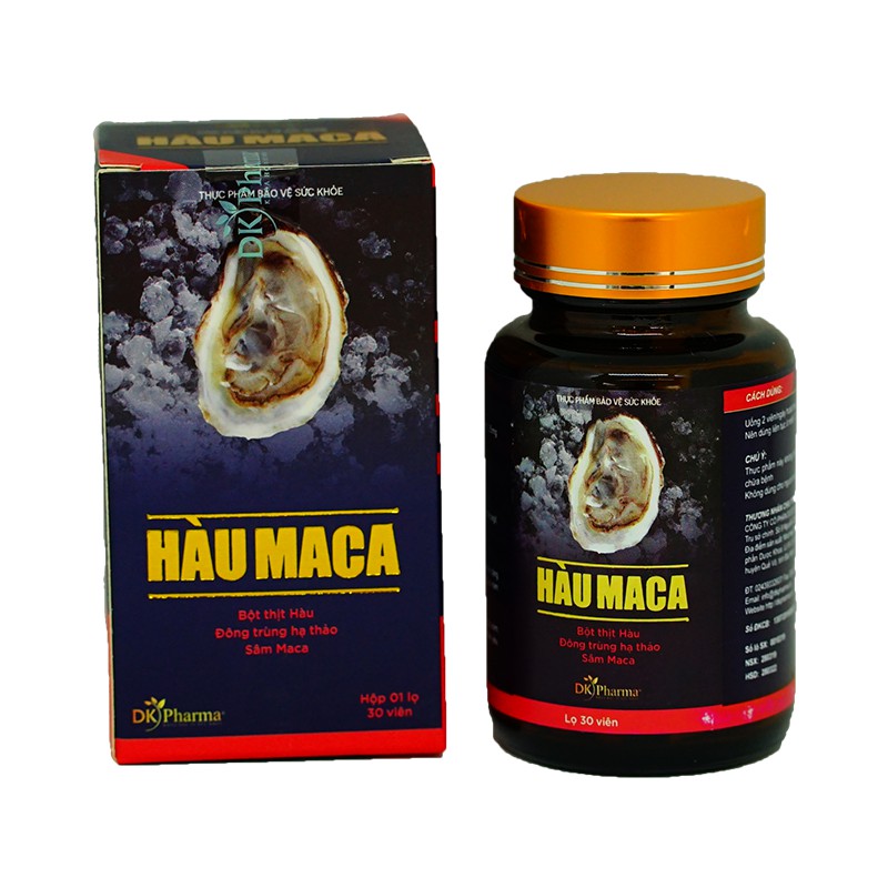 Viên bổ thận tráng dương DK Pharma Hàu Maca 30 viên